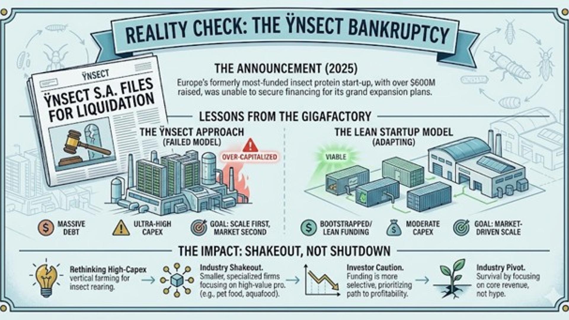 The Ÿnsect Bankruptcy: A Shift, Not a Shutdown