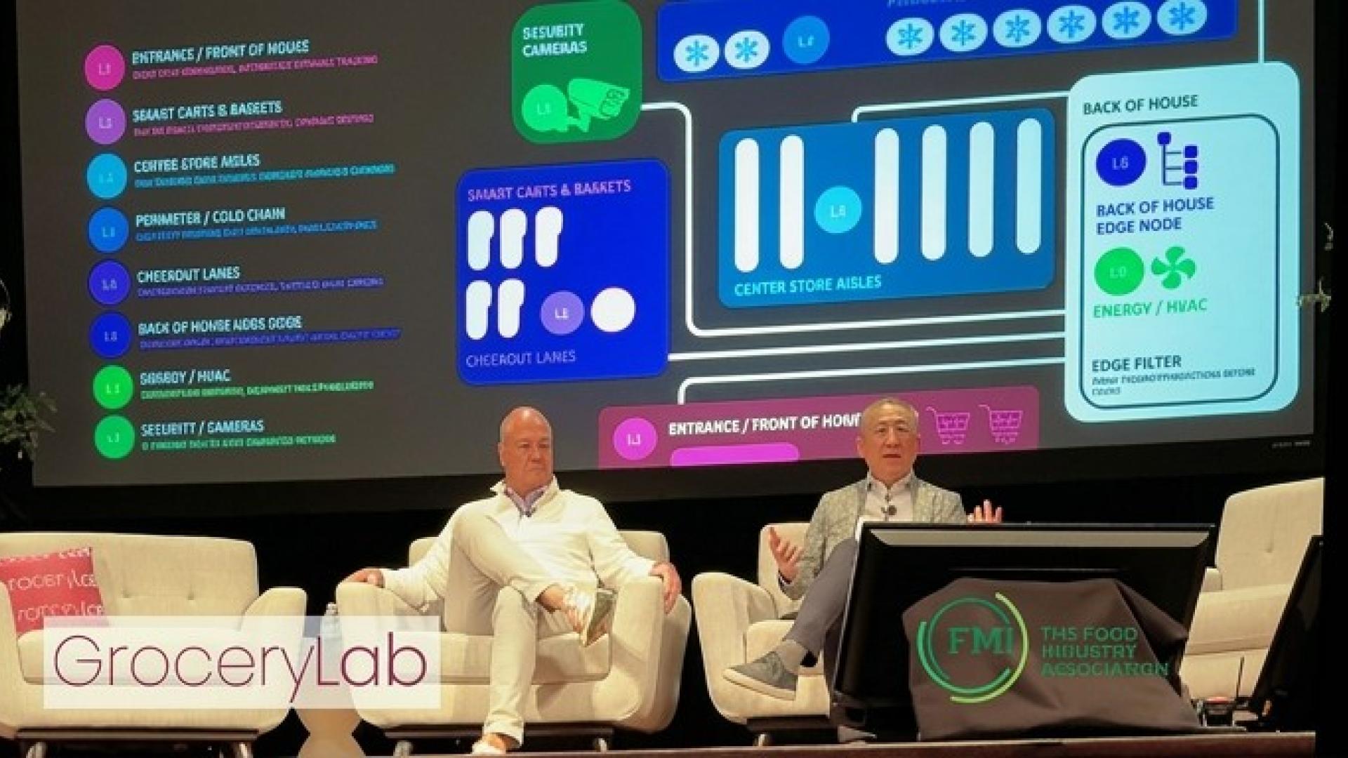 Mike Parker and John Tonthat address FMI GroceryLab