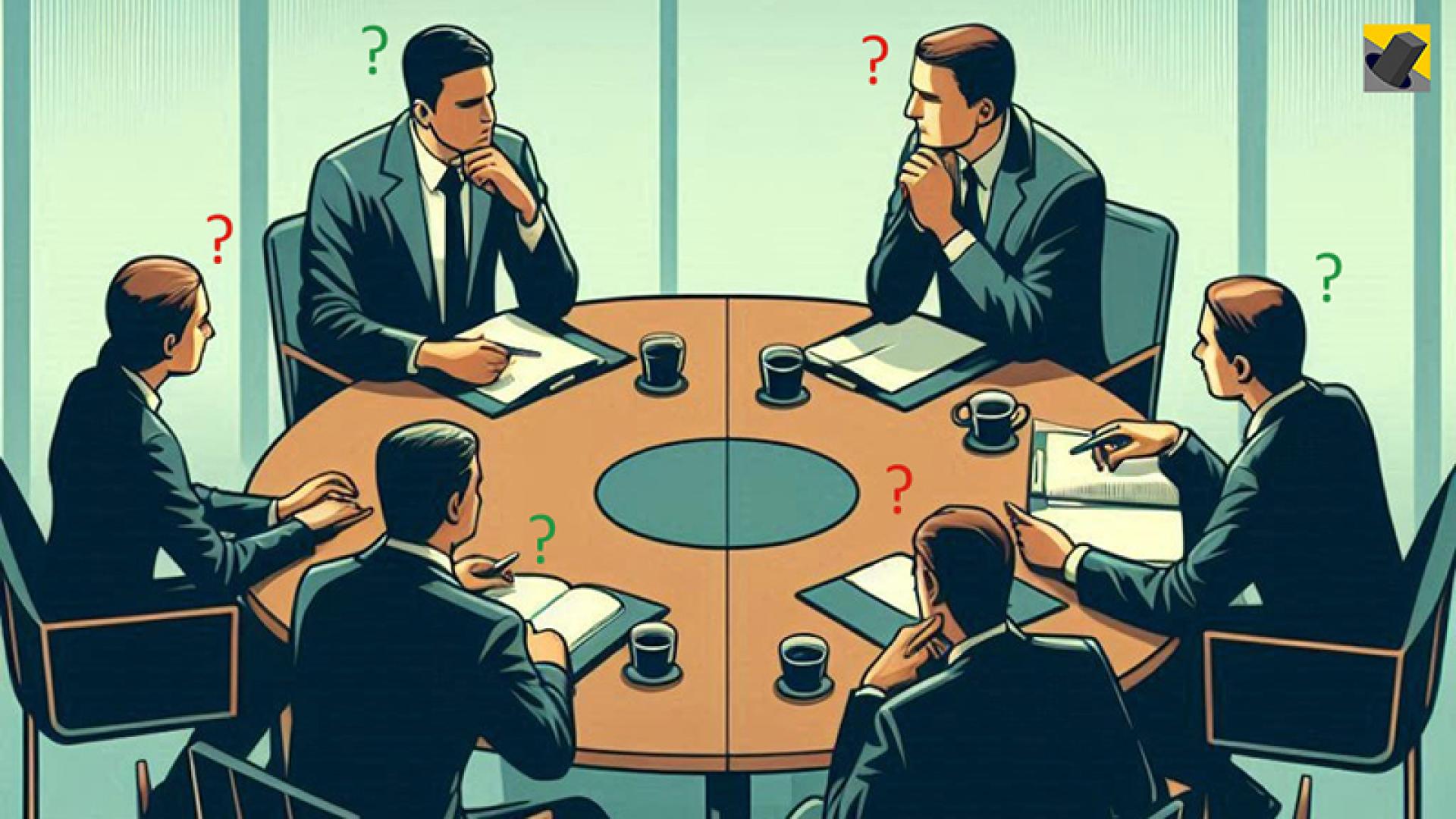 Questions at the negotiating table