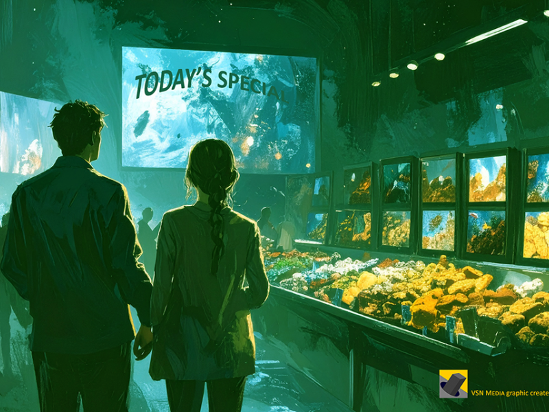 Shoppers view in-store retail media