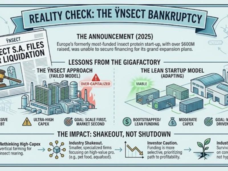 The Ÿnsect Bankruptcy: A Shift, Not a Shutdown