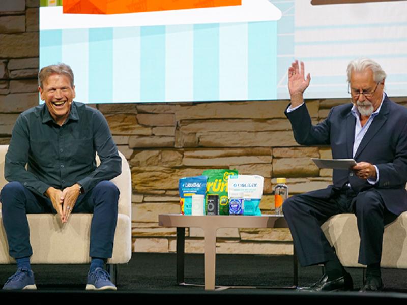 Solheim and Lempert at Groceryshop